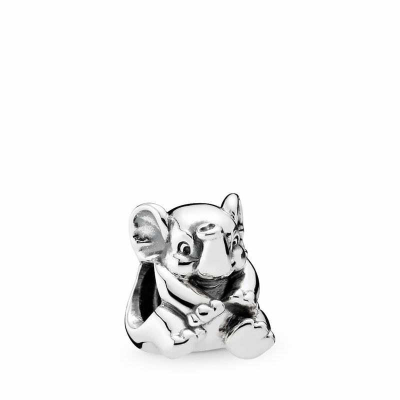 Pandora Australia Lucky Elephant Charm - Sterling Silver | ULKCGX627